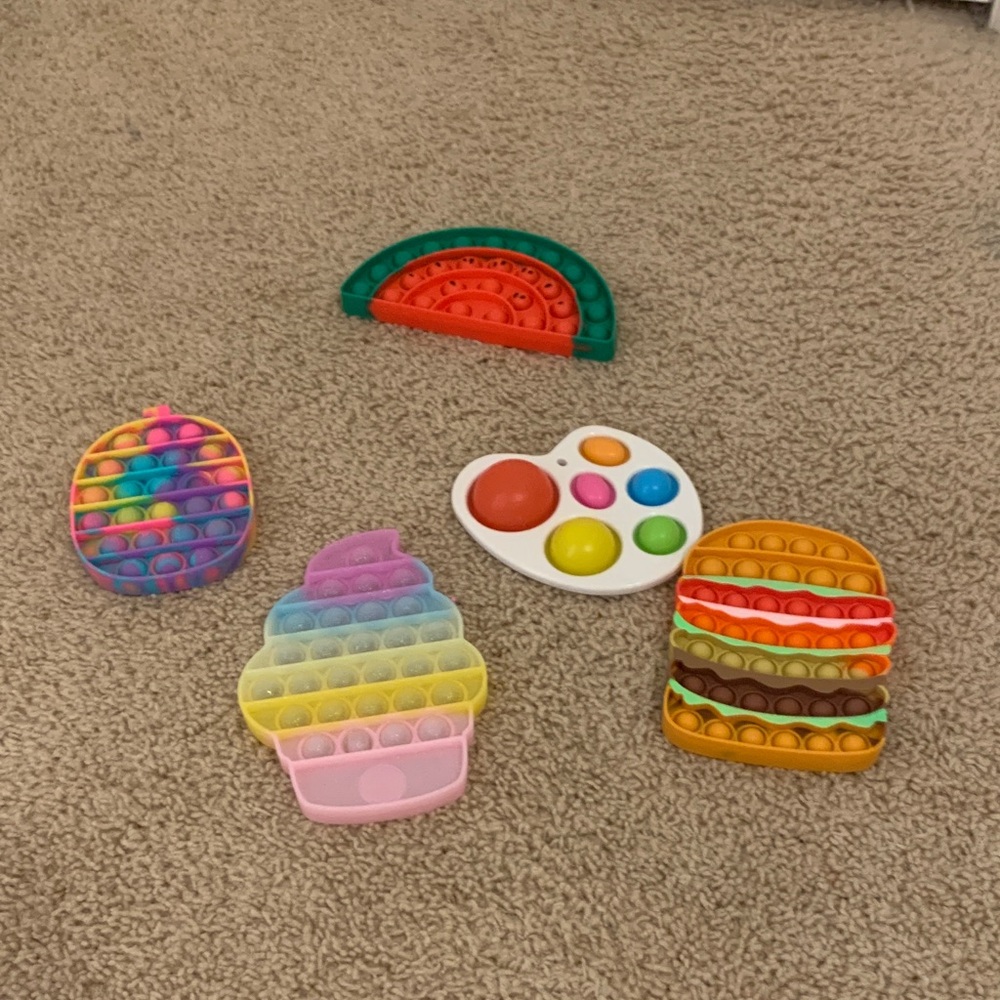 Colorful Pop It Fidget Toy Set